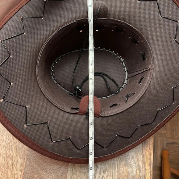 NWOT Brown Western Cowboy Hat main image 9